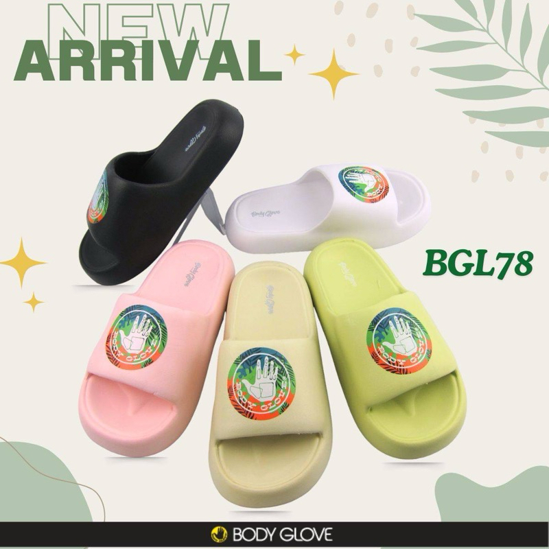 พร้อมส่ง รองเท้าบอดี้โกลฟ รองเท้าแตะ Body Glove รุ่น BGL78 รองเท้าแตะแบบสวมผู้หญิง น้ำหนักเบา ทรงน่ารัก ใส่สบาย