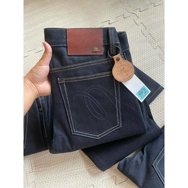 McJEANSส่งฟรีเอว31/32/33/34/36ผ้าญี่ปุ่น18ozริมแดงสิ้นค้าทุกชิ้นรับประกันแท้ทุกตัว