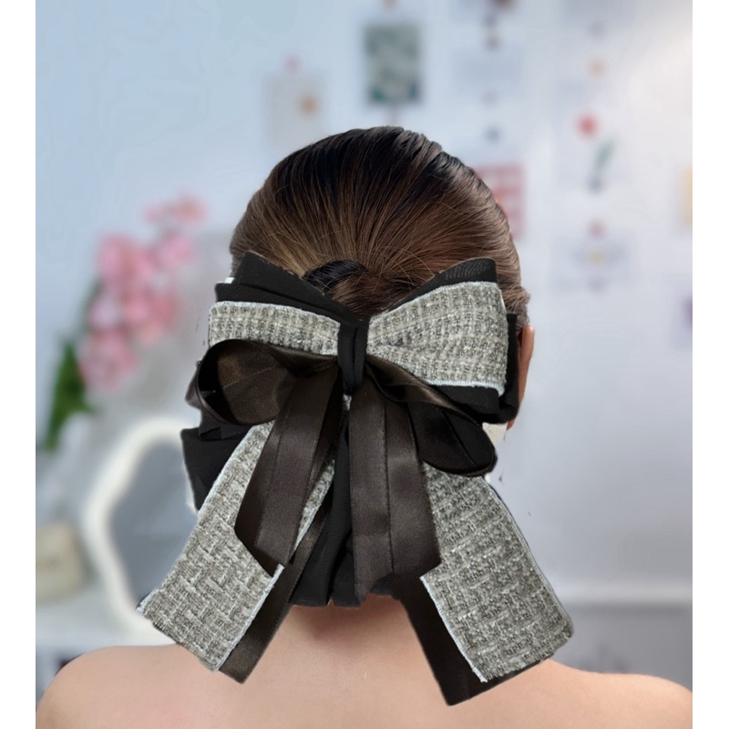 Hair net เน็ตติดผมผ้าทวิตเกาหลี (รุ่น unicorn ) ใส่ทำงาน #เน็ตติดผม #โบว์ติดผม #เน็ตติดผมพยาบาล #กิ๊บติดผม
