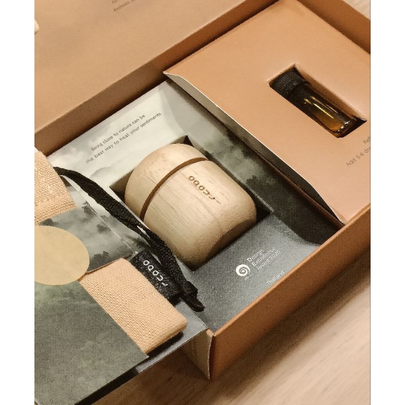 ยาดม กระปุกไม้ ดีไชน์มินิมอล