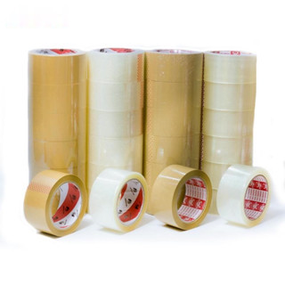 【ยกแถว 6 ม้วน】เทปใส tape OPP กันน้ำ ติดแน่นกว้าง2นิ้ว ปิดกล่…