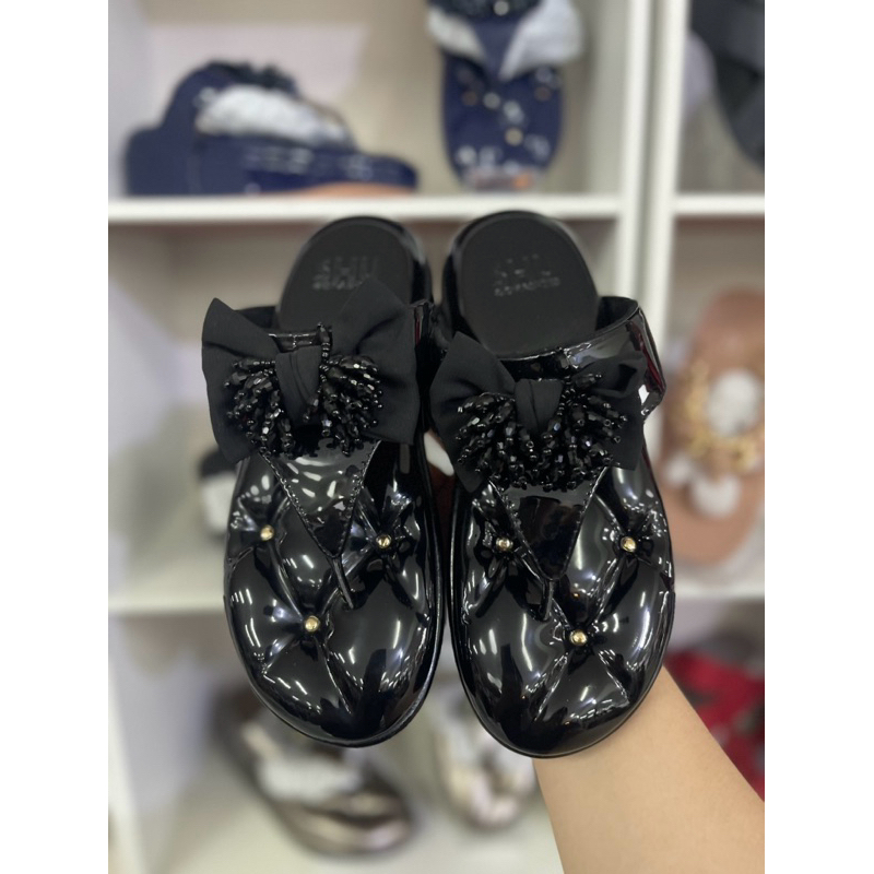 SHU SOFASHOES ส้น2.5“ สีดำเงา(BK51) รองแตะผู้หญิง รองเท้าชูเบอร์รี่