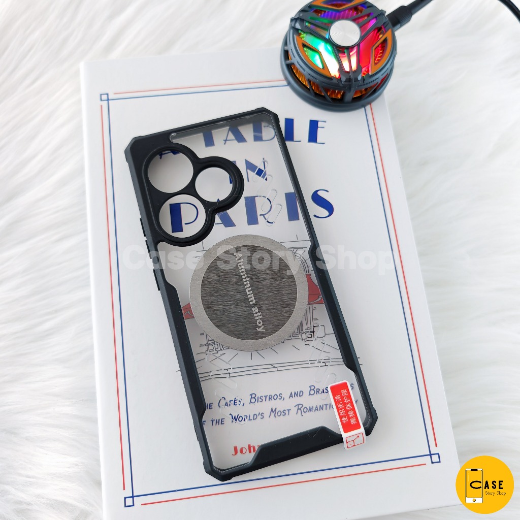 เคส Realme GT6 / GT 6T / GT 7 Pro ส่งจากไทย เคสกันกระแทก ระบายความร้อน มีแม่เหล็ก ติดพัดลมได้