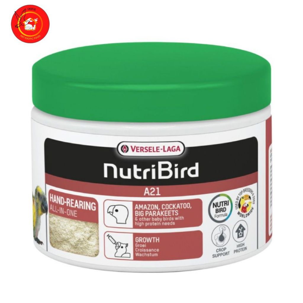NutriBird A21 250 g. (อาหารลูกป้อน สำหรับนกทุกสายพันธุ์)