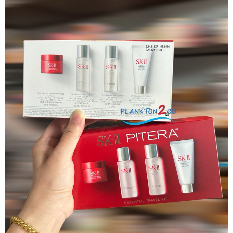 SK-II Travel Kit Exclusive Anti Aging Set ปี2023 ป้ายคิง Skinpower Cream, Essence, Lotion, Foam EXP. 5/28