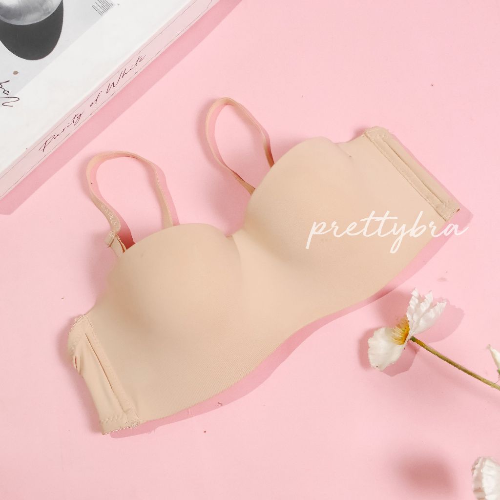 เสื้อในทรงเกาะอก มีโครง ฟองน้ำบาง #DQ135