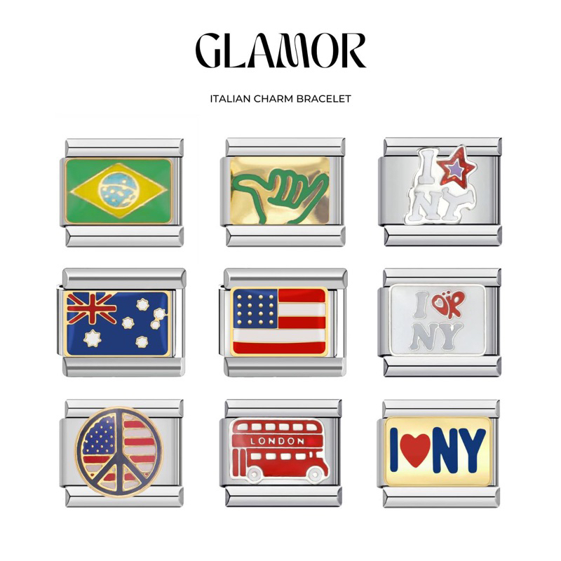 ชาร์ม กำไล อิตาเลี่ยนชาร์ม Italian Charm Bracelet