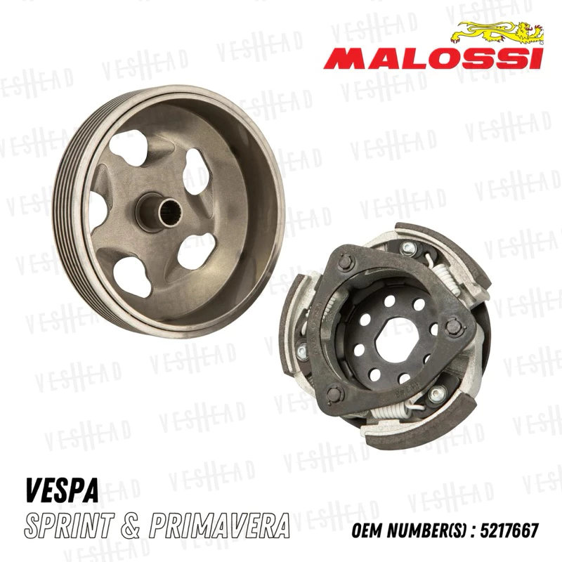 ชุดคลัทช์และกะโหลก Malossi Vespa Sprint Primavera 150