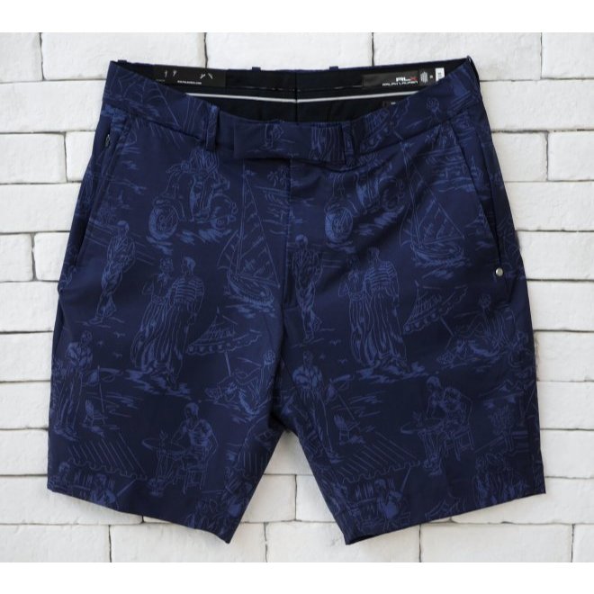 RLX RALPH LAUREN GOLF 9 INCH TAILORED FIT STRETCH SHORTS #กางเกงขาสั้น