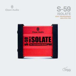 CLEAN AUDIO S-59 ISOLATE DUAL TRANSFORMER ISOLATOR PRO ตัวป้…
