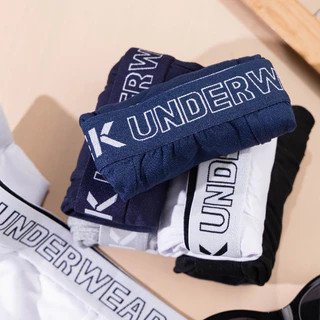 กางเกงใน KGK Underwear 3ตัว กางเกงในชายขาสั้น ทรงบ็อกเซอร์ เนื้อผ้านิ่ม ยืดหยุ่น ใส่สบายไม่อึดอัด ผ้าระบายอากาศได้ดี