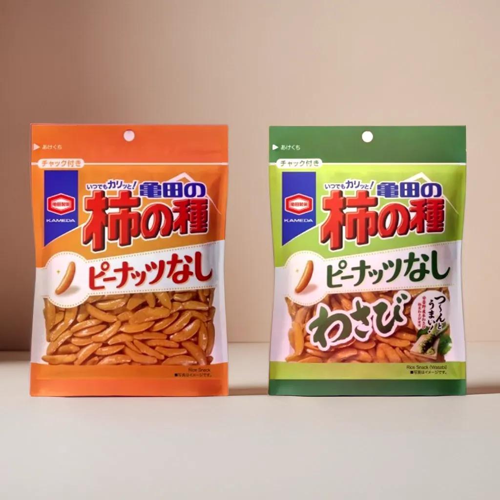 คาเมดะ (Kameda) คาคิโนทานิ ขนมปลายจมูกข้าว รสต้นตำรับและวาซาบิเผ็ดร้อน