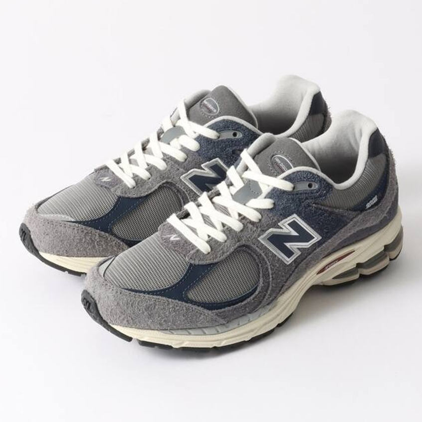 New Balance รองเท้าผ้าใบ รองเท้าลำลอง M 2002R Navy Castlerock M2002REL (6500)