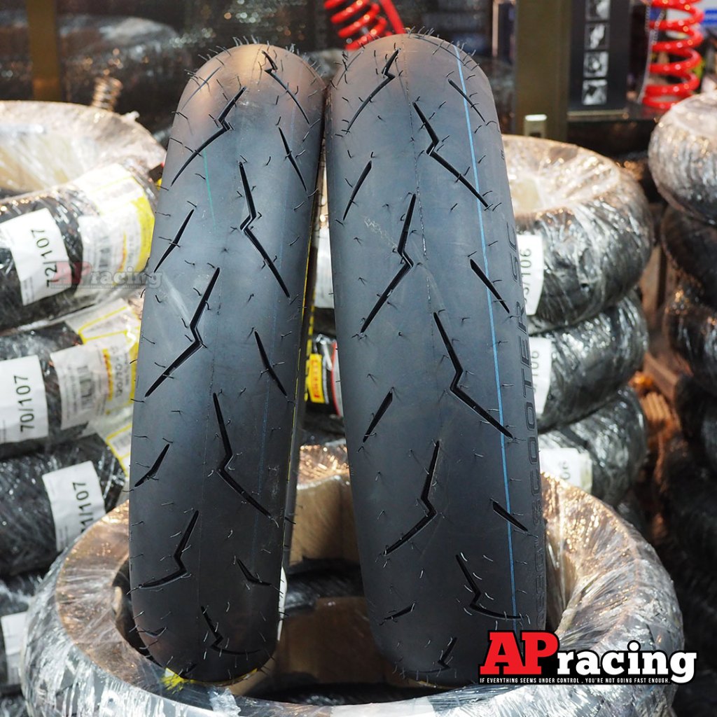 Pirelli ยาง Rosso Scooter SC สายฟ้า ขอบ 12 13 14 15  พีรารี่ ยางรถมอเตอไซค์ สำหรับ สกูตเตอร์ VESPA MONKEY