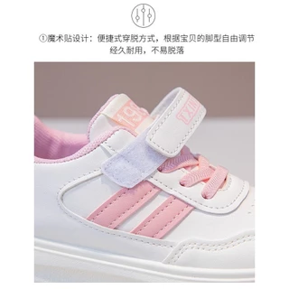 ใหม่!รองเท้าผ้าใบส้นแบนทรงVelcro สวมใส่ง่าย แฟชั่นสำหรับเด็กผู้ชายและผู้หญิง