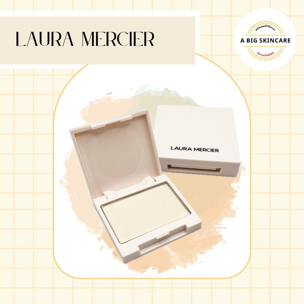 แป้งเบลอผิวอัดแข็ง Laura Mercier New Translucent Pressed Setting Powder Ultra-Blur 2g คุมมัน 24 ชม.
