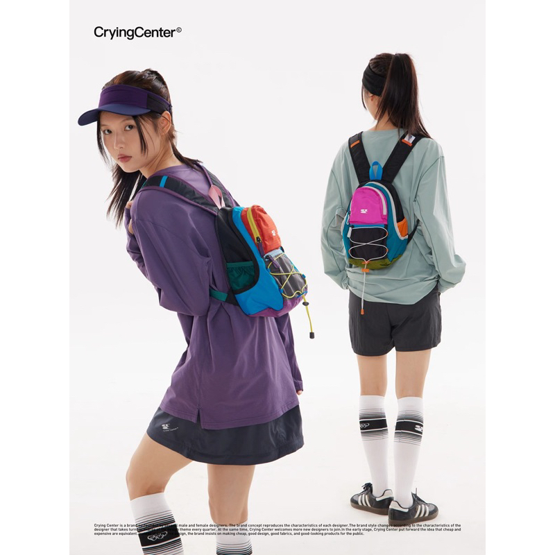 CryingCenter กระเป๋าเป้/แบคแพคสะพายหลัง Mini Backpack Colorful