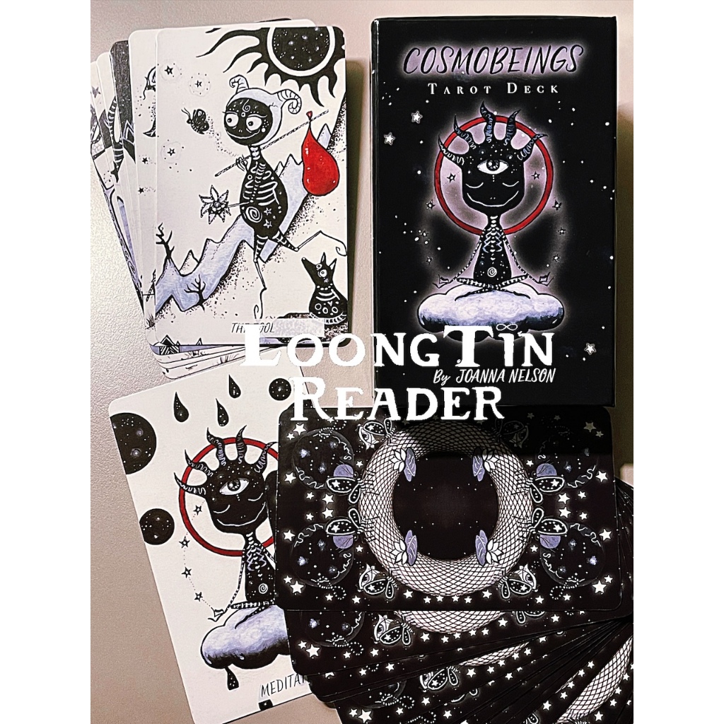 Cosmicbeings Tarot by Joanna Nelson ไพ่ทาโรต์ ไพ่ยิปซี ของแท้ มีการ์ดพร้อมลายเซ็นจากศิลปินจำนวนจำกัด ลุงติน