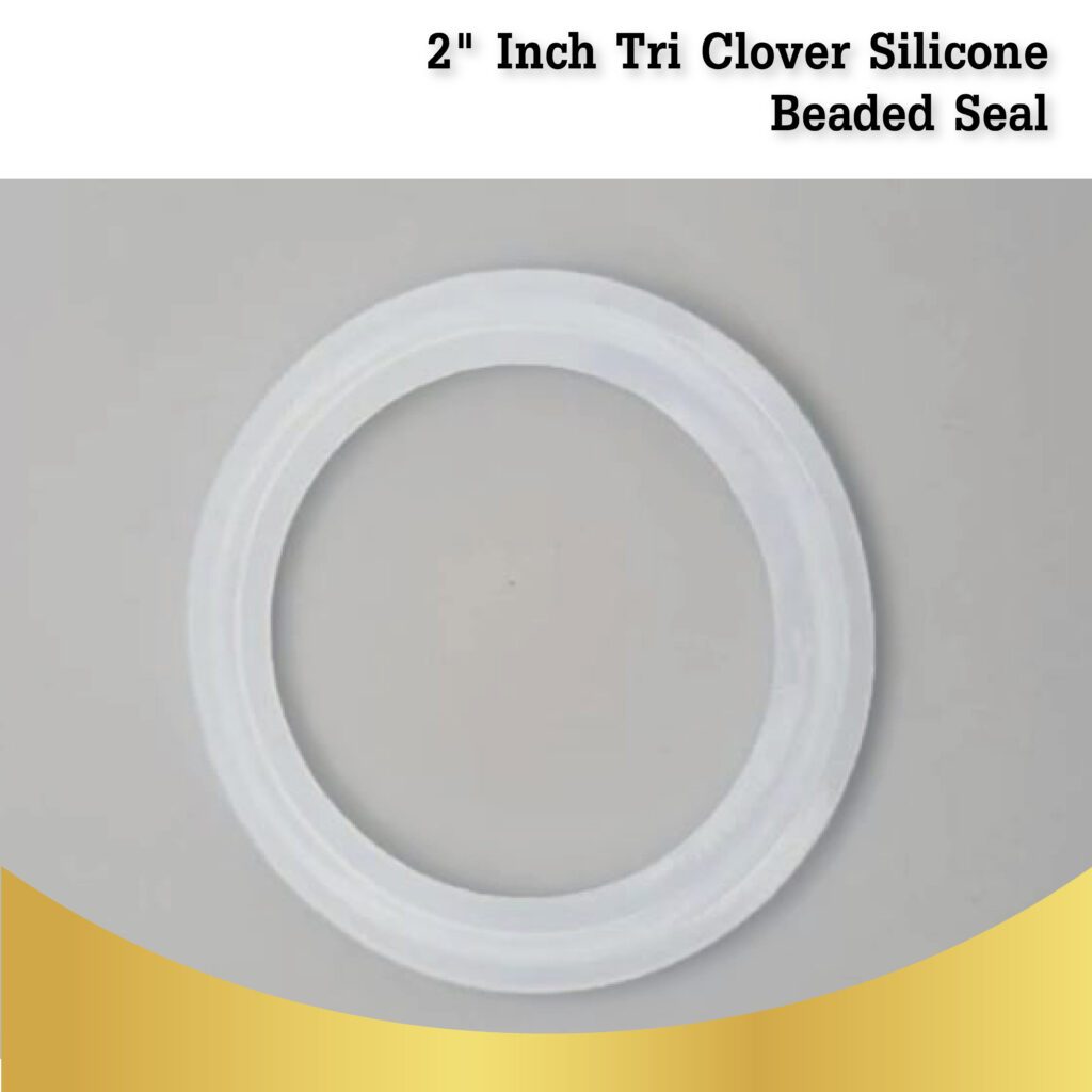 2 Inch Tri Clamp Gasket (Silicon Beaded Seal)