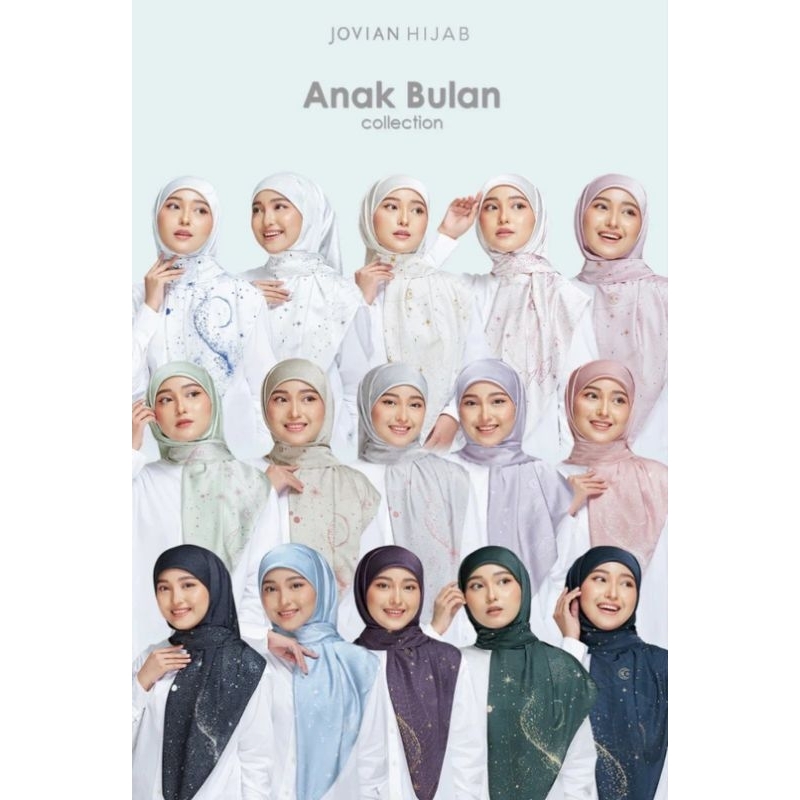 Jovian Hijab l Anak Bulan Classic Printed