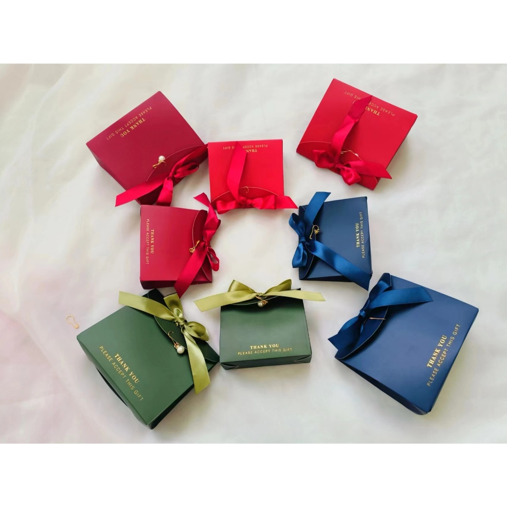 IL กล่องของขวัญ กล่องใส่ของชำร่วย  กล่องกระดาษทรงกระเป๋าฝาปิด พร้อมส่ง ราคา ถูกที่สุด ดีลบีเคเค แกลเลอรีภาพที่ 6