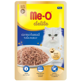 (ยกลัง 48ซอง) Me-o delite อาหารเปียก มีโอ ดีไลท์