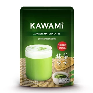 คาวามิ มัทฉะลาเต้ ขนาด 250 กรัม Kawami Matcha Latte Powder size 250g.
