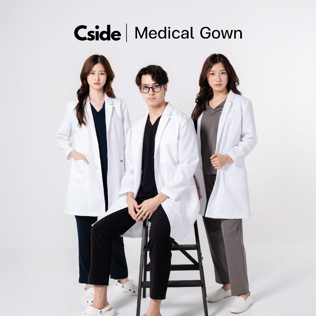 Cside Scrub - Gown - (เสื้อกาวน์ เสื้อกราวน์ เสื้อกาวน์ชาย เสื้อกาวน์หญิง)