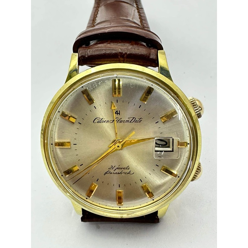 CITIZEN ALARM DATE PARASHOCK 21 JEWELS
