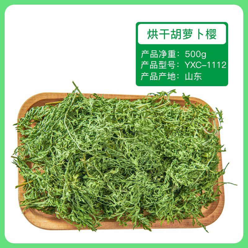 [ZC] ใบแครอท ต้นหญ้าแครอท สำหรับกระต่าย/แกสบี้ Dried Carrot leaves