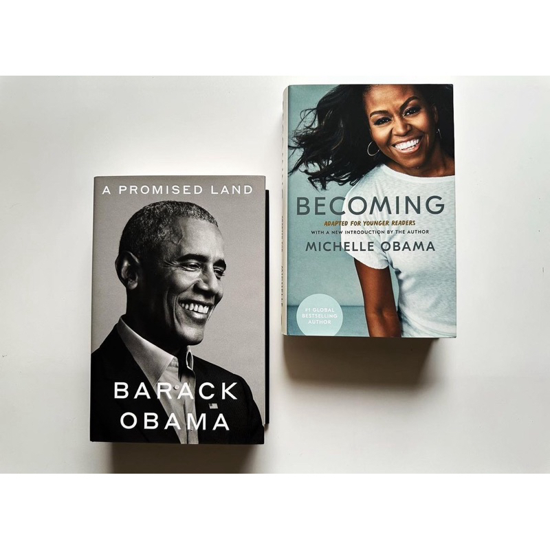 A promised Land & Becoming By Barack & Michelle Obama (Hard Cover)