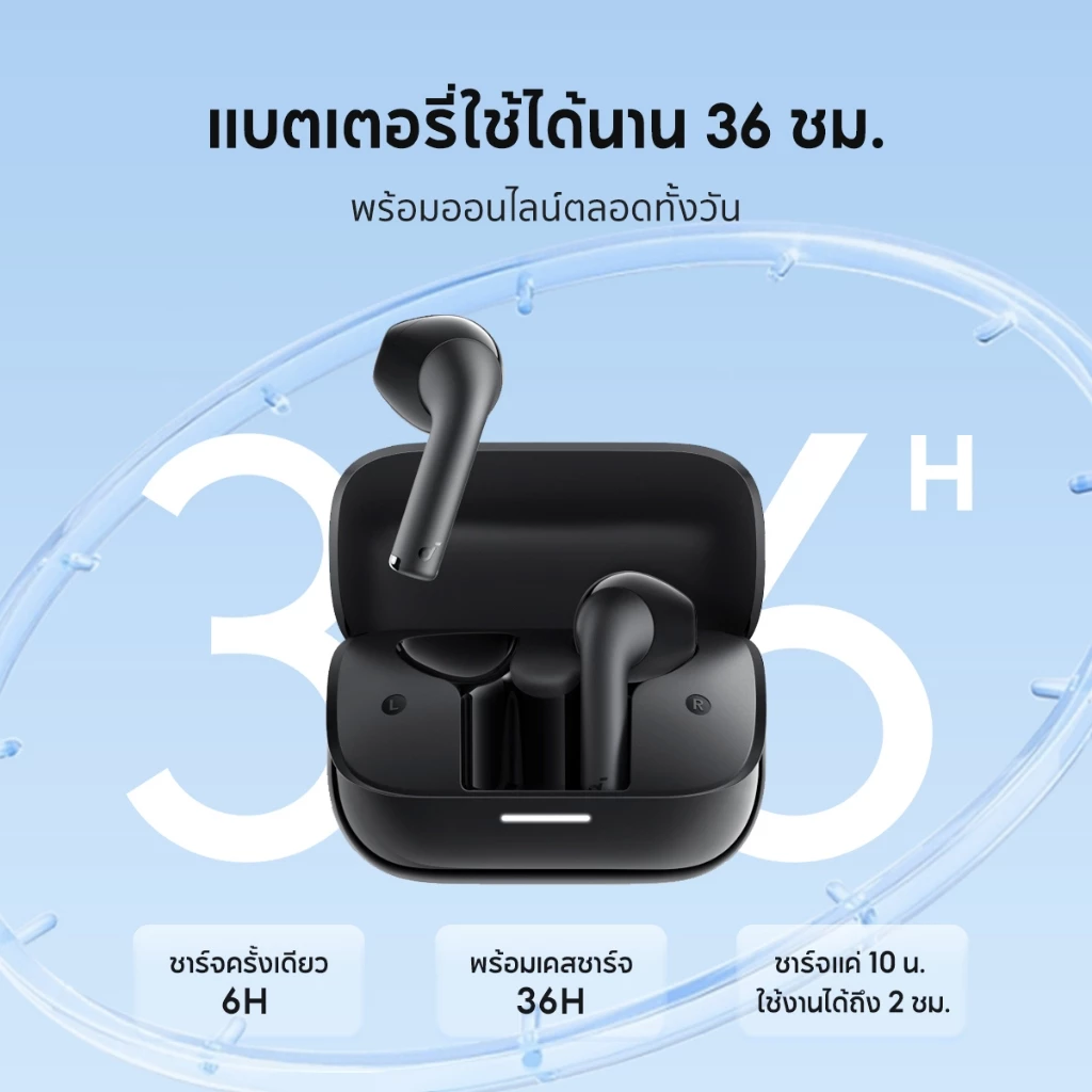 ANKER Soundcore K20i หูฟัง Bluetooth AI ตัดเสียง thumbnail 7