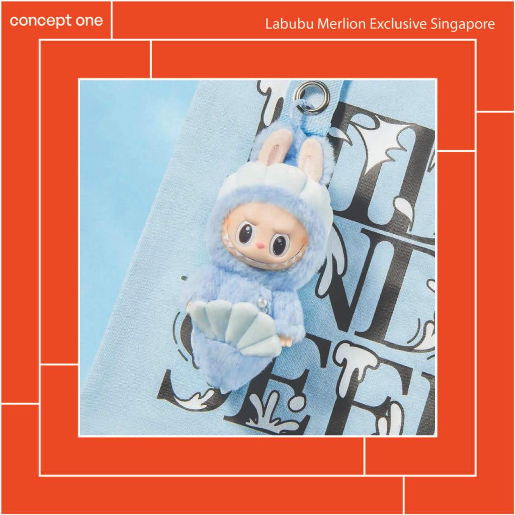 Conceptone Labubu Merlion Exclusive Singapore พวงกุญแจ ตุ๊กตา