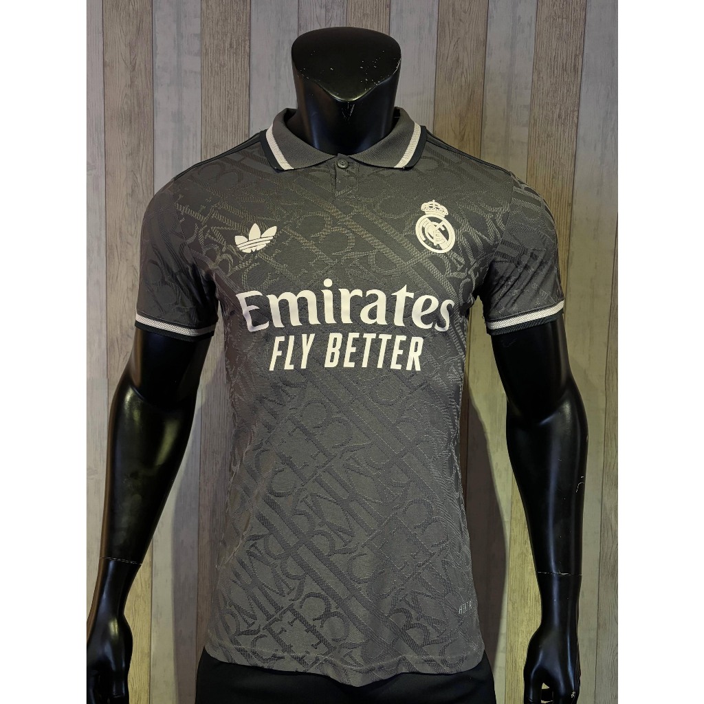 เสื้อบอล มาดริด ชุดที่2 เยือน2024/2025 เกรดลงสนาม เกรดนักเตะเกรดเพลเยอร์ Player