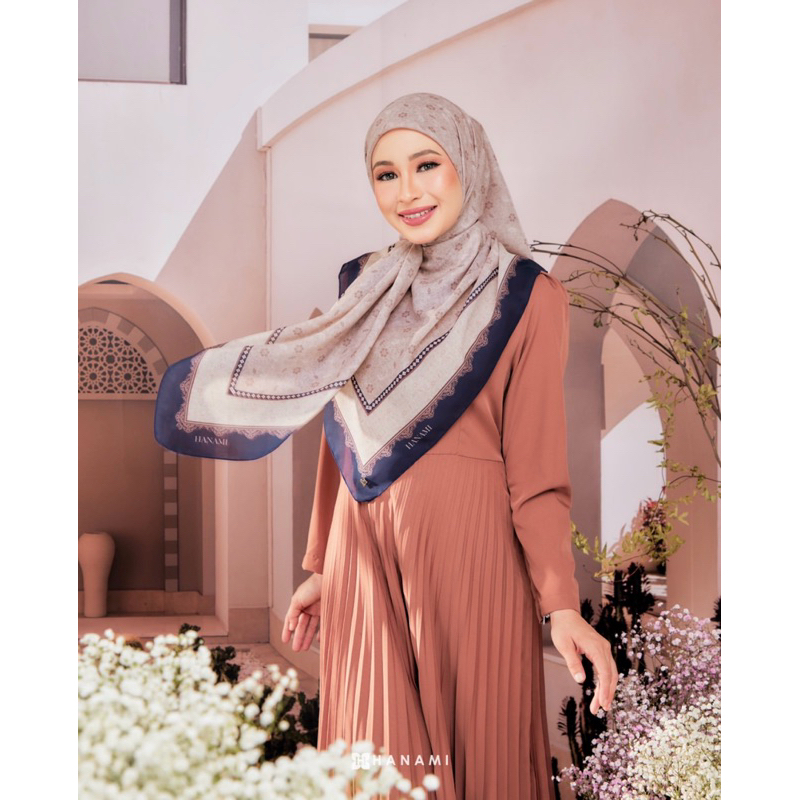 ❣️คอลใหม่Hn51-Hn70❣️ Hanami hijab ผ้าคลุมแบรนด์ฮานามิ ผ้าหอม มีหมุดแบรนด์ให้