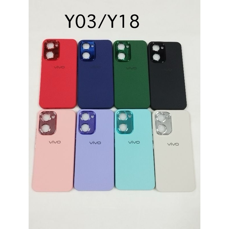 เคสซิลิโคนใช้สำหรับVivoรุ่นY18/Y03/Y18E/Y28S(5G)/Y21/Y33T/Y33S/Y95/Y91C/Y1S/Y17/Y15/Y12/Y11