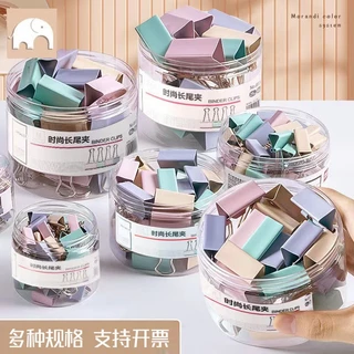 คลิปหนีบกระดาษ คลิปสี มีหลายขนาดมากๆ ราคาถูกสุดๆ คลิปหนีบเอกสาร สีพาสเทล คลิปหนีบสี ฺBinder clip