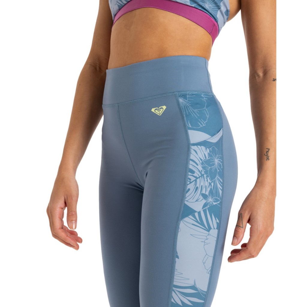 Roxy เลกกิ้งกีฬาสำหรับผู้หญิง ROXY ACTIVE WILD WIND HAWAII LEGGING 243 ERJNP03592-XBBB