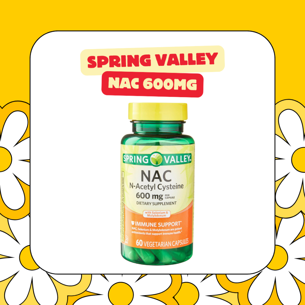 Spring Valley NAC Vegetarian Capsules, 1000mg, 60 Count
