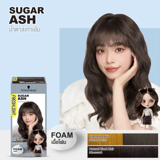 Schwarzkopf Freshlight Foam Color SUGAR ASH 1 pcs. ชวาร์สคอฟ เฟรชไลท์ โฟม โฟมเปลี่ยนสีผม สีน้ำตาลเทาเข้ม1กล่อง