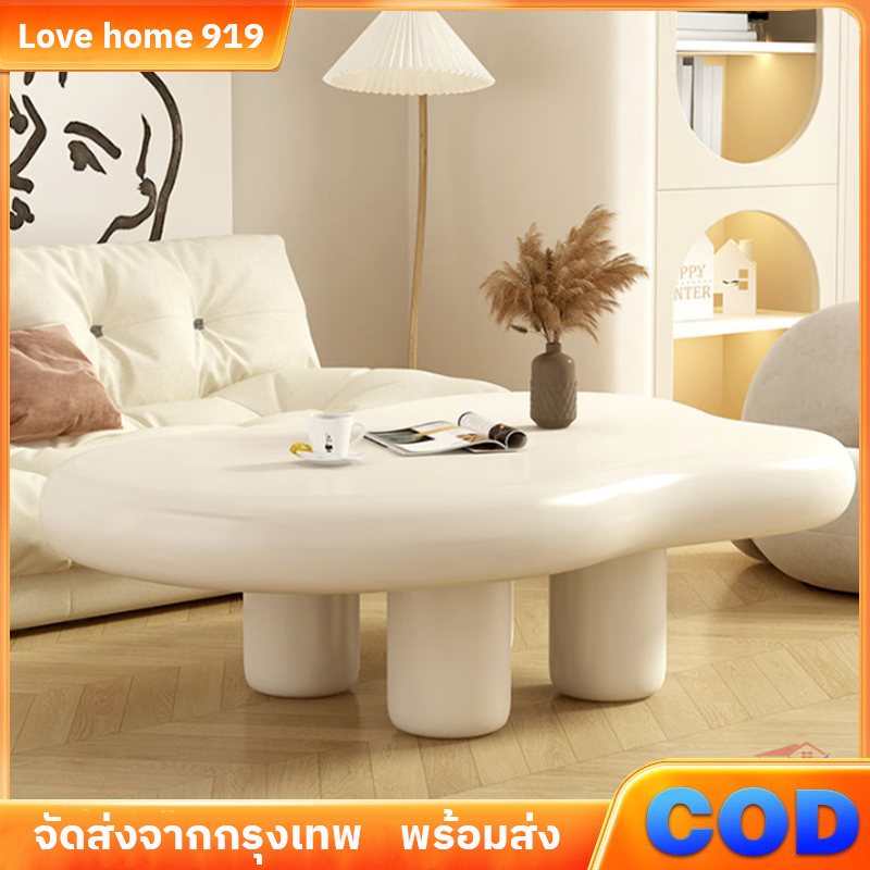 พร้อมส่ง โต๊ะกลางโซฟา โต๊ะรับแขก สไตล์ยุโรป โต๊ะกาแฟ สามารถวางไว้ข้างโซฟาได้ แข็งแรงทนทาน