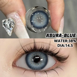 {COD}-Eyeshare Asura คอนแทคเลนส์สีเทา 1 คู่ 14.5 มม. คอนแทคเลนส์สีตาโต 1 คู่ ปริมาณน้ำ 38% ใช้หนึ่งปี ส่งฟรี