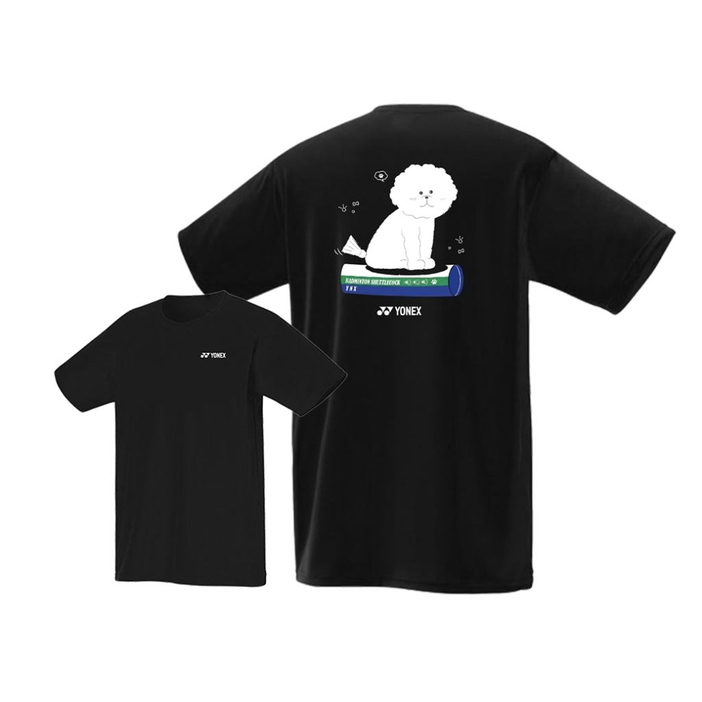 เสื้อกีฬาสีม่วง BIGLOGO YONEX WHITE