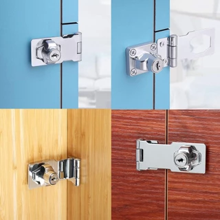 ที่ล็อคลิ้นชักตู้ กุญแจล็อคลิ้นชัก ตู้ ประตู บานเลื่อน Safety lock ขนาด 2.5" 3" 4"