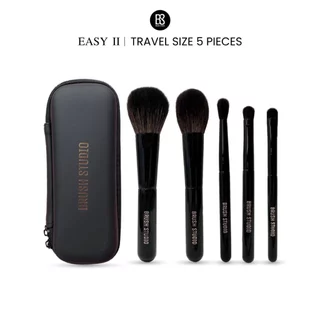BRUSH STUDIO Easy 2 : ชุดแปรงแต่งหน้าขนสัตว์แท้ขนาดพกพา