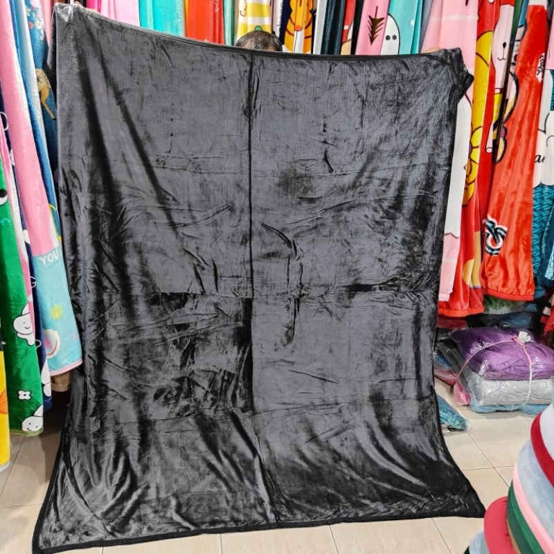 ผ้าห่มนาโน สีพื้น ขนาด 6 ฟุต175 cm ×200 cmเนื้อผ้านุ่ม