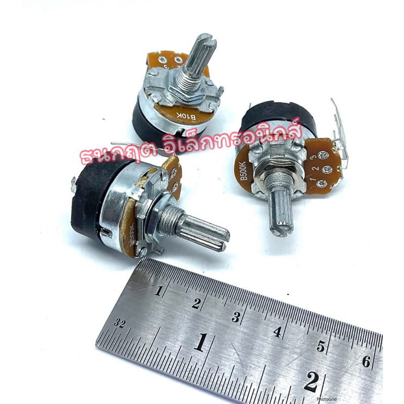 VR สวิตช์ เครื่องทำน้ำอุ่น แกนสั้น15mm/ 20mm/ 25mm มีค่า 5K,10K,20K,50K,100K,250K,350K,500K - รูปที่ 4