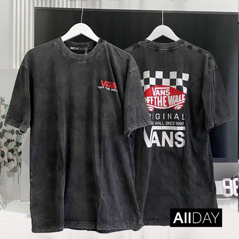 งานโคตรเท่ เสื้อฟอก ลาย VANS งานสกีนหน้า - หลัง ตัวละ 229 บาท "มีบริการเก็บเงินปลายทาง"