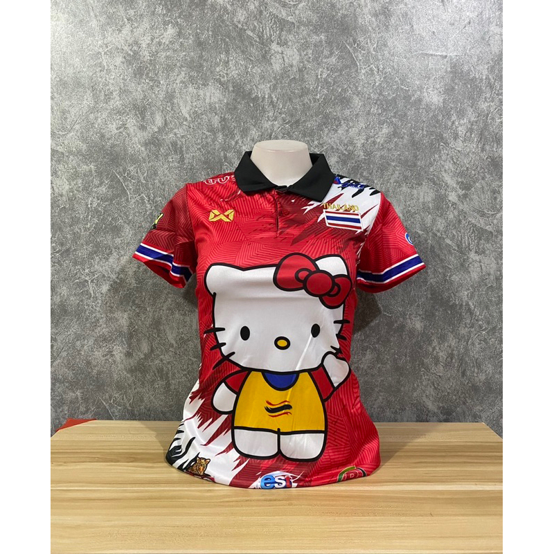 เสื้อบอลเสื้อกีฬาผู้หญิงขนาดฟรีไซร้อก32ถึง38ทรงเข้ารูปป้ายห้อยXLผ้านิ่มเย็นใส่สบาย