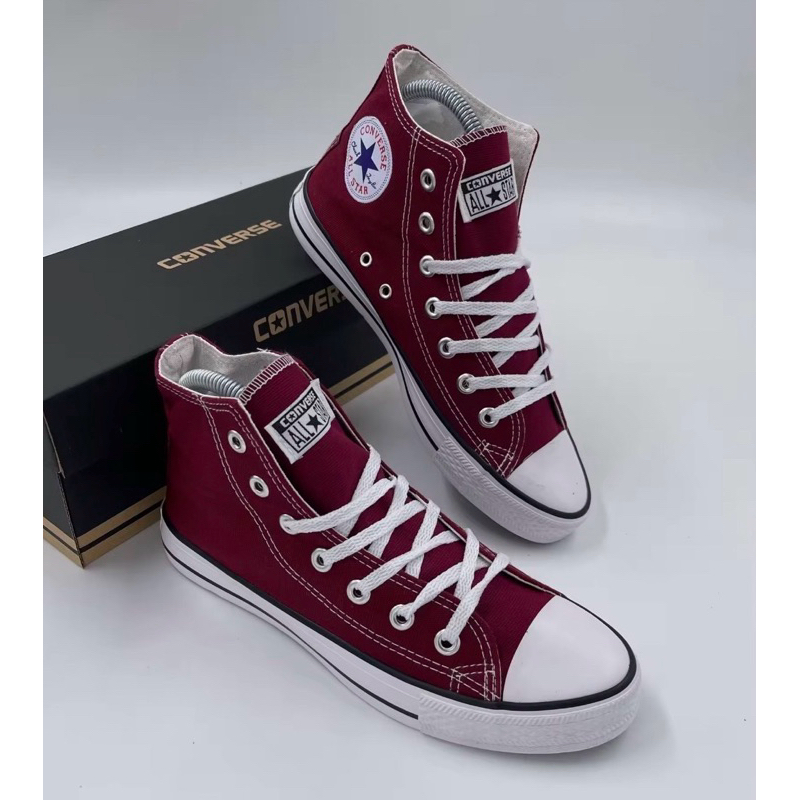 🔥🔥รองเท้า  Converse All Star Classic 💯รองเท้าคอนเวิสหุ้มข้อ รองเท้าผ้าใบราคาถูก